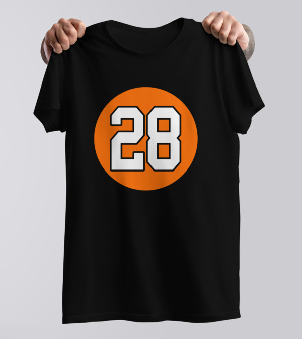 Claude Giroux 28 Orange Circle T-Shirt
