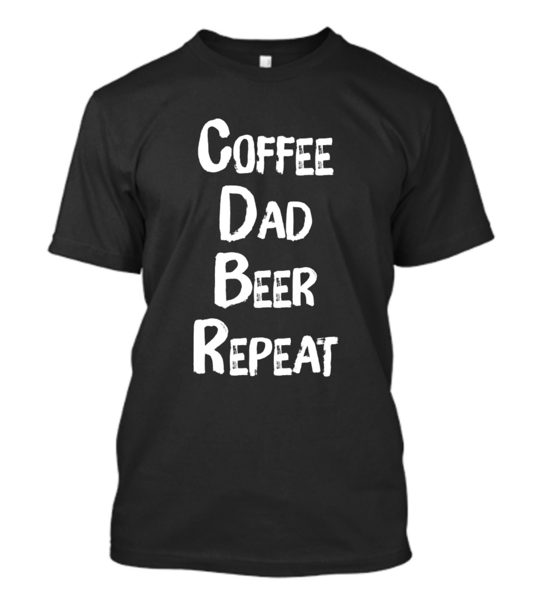 Coffee Dad Beer Repeat Smlteam Dad's Routine Essentials T-Shirt