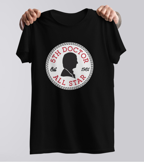 Fifth Doctor All Star Est 1981 T-Shirt