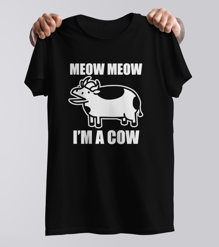 Meow Meow I'm A Cow ASDF Movie Parody TomSka T-Shirt