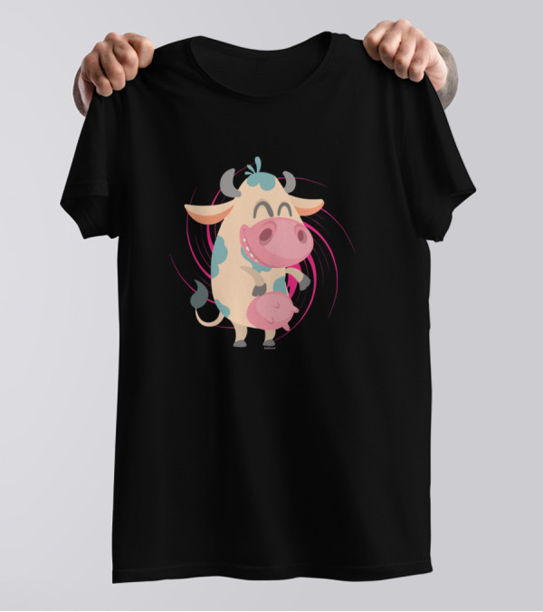 Cows Trends Exercise Movement Flossing Dance T-Shirt