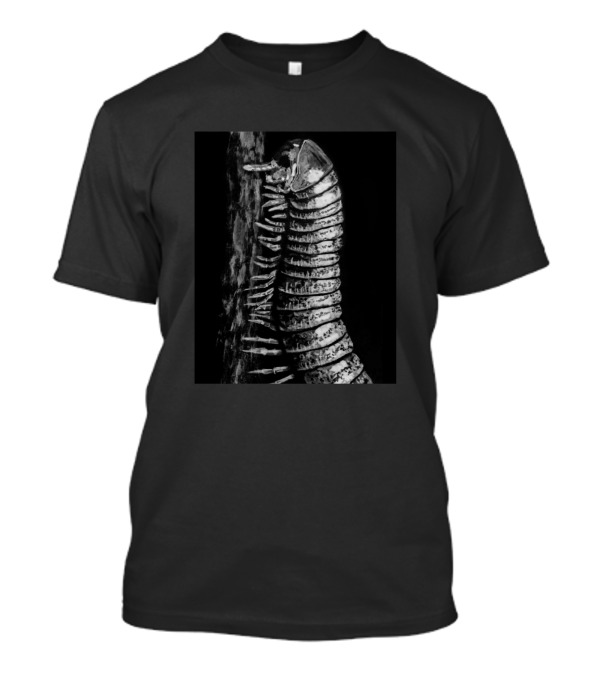 Crawl Silver Millipede On Tree Trunk T-Shirt