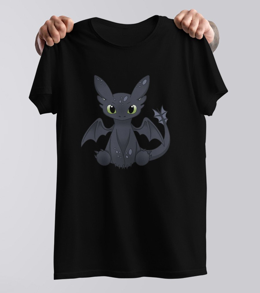 Cute Little Dragon Night Fury Fan T-Shirt