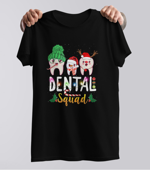 Dental Squad Cute Tooth Holiday T-Shirt