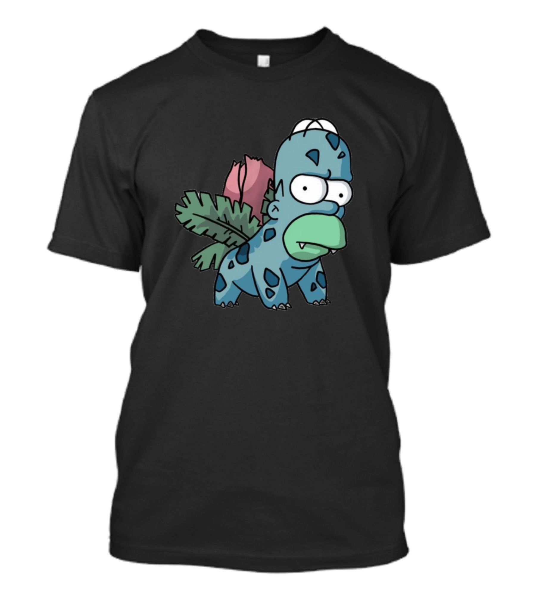Dinosaur Homer Bulbasaur Mashup Crossover T-Shirt
