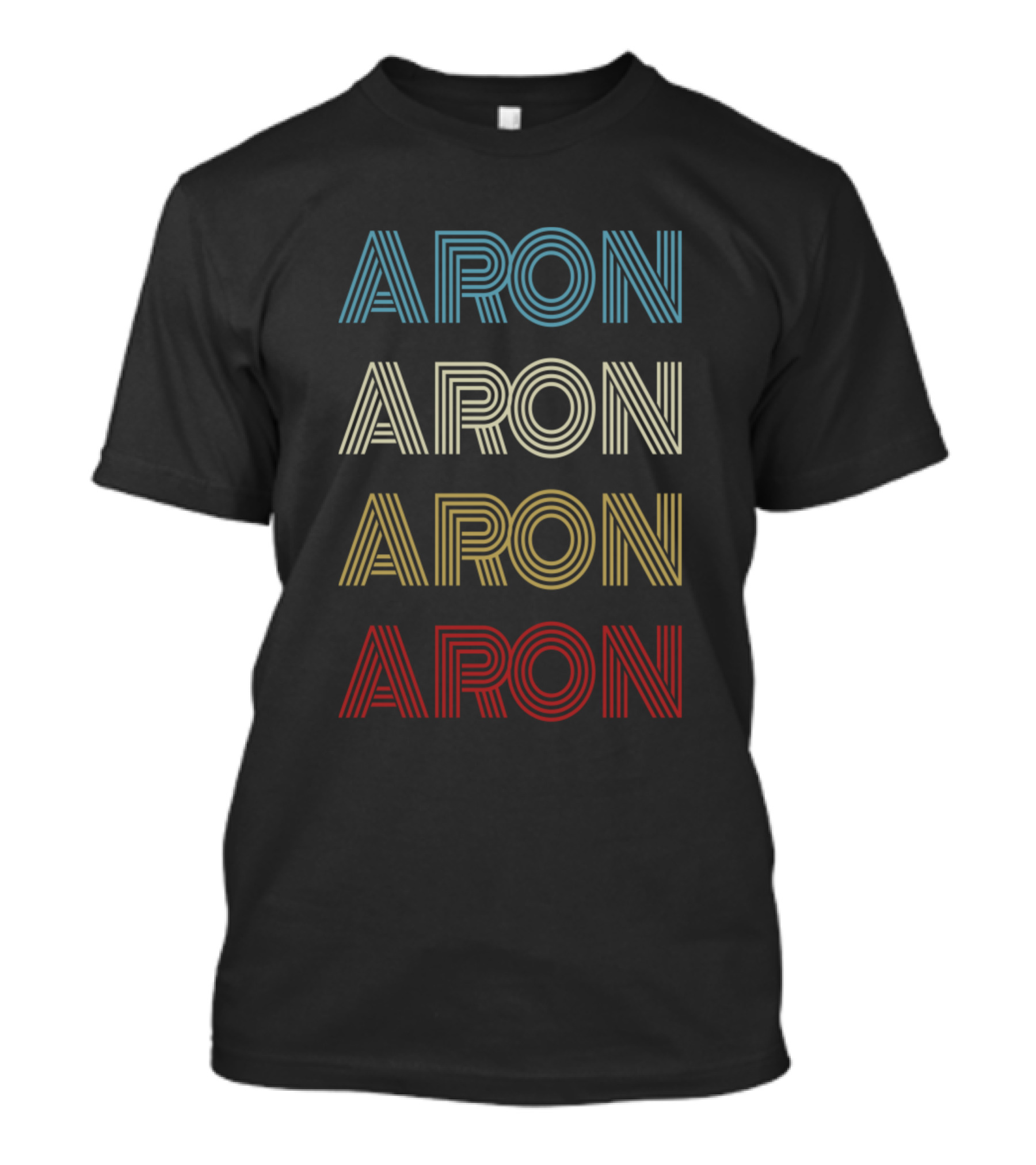 Aron First Given Name Pride Vintage T-Shirt