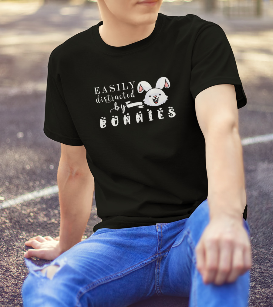Easily Distracted By Bunnies T-Shirt