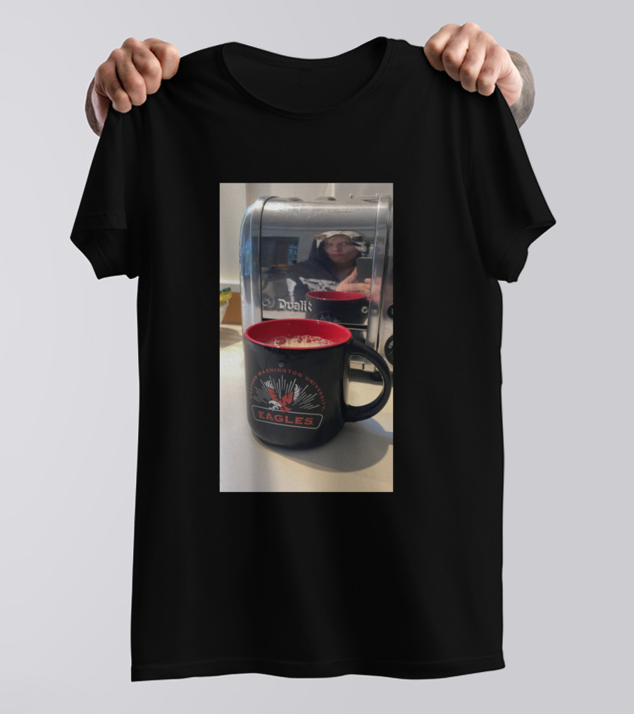 Eastern Washington University Eagles Coffee Mug Reflection Meme T-Shirt