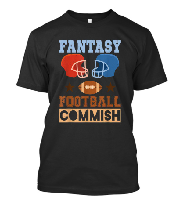 Fantasy Football Commish Helmet Showdown T-Shirt