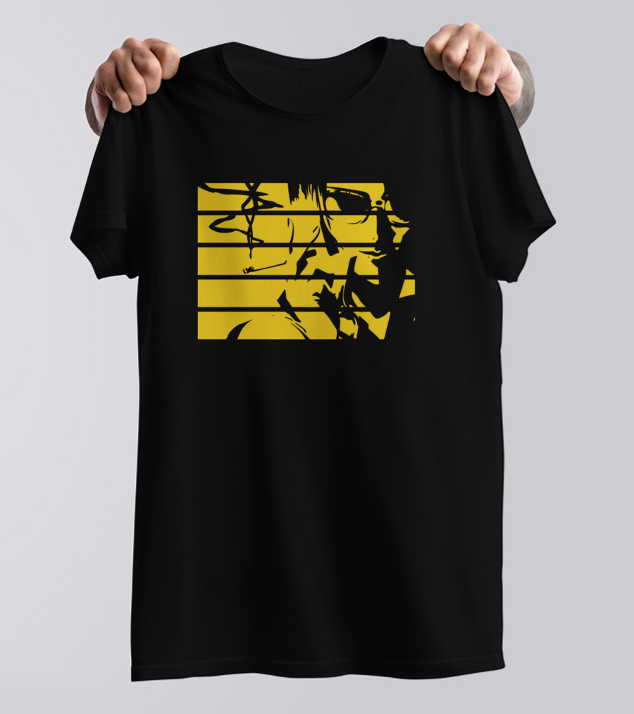 Faye Cigarette And Sunglasses Abstract Line T-Shirt