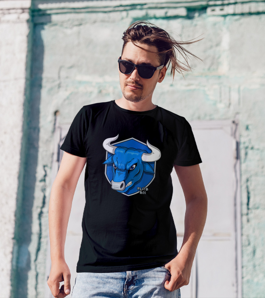 Flite Boi University Of Buffalo Bulls Victor Bull T-Shirt