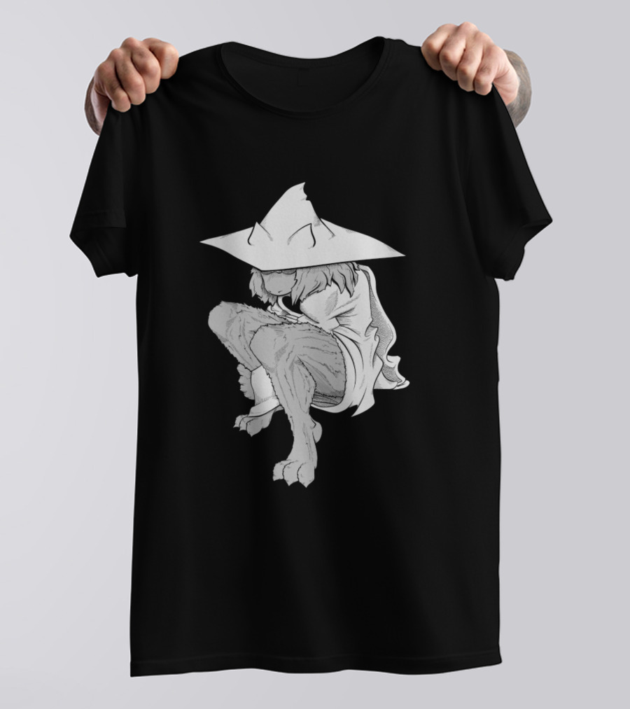 Fluffy Prince Mystical Creature In Wizard Hat T-Shirt