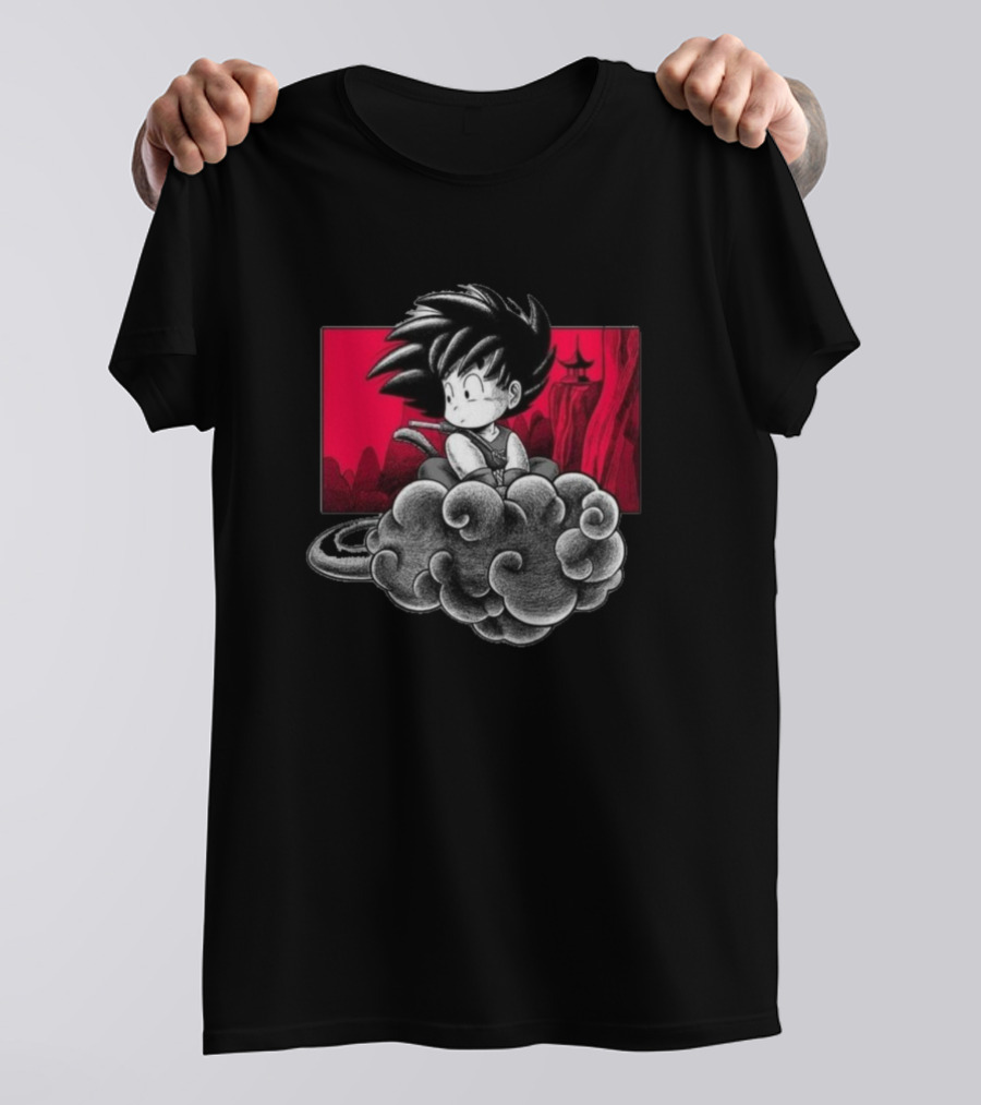 Dragon Ball Goku Flying Nimbus Cloud T-Shirt