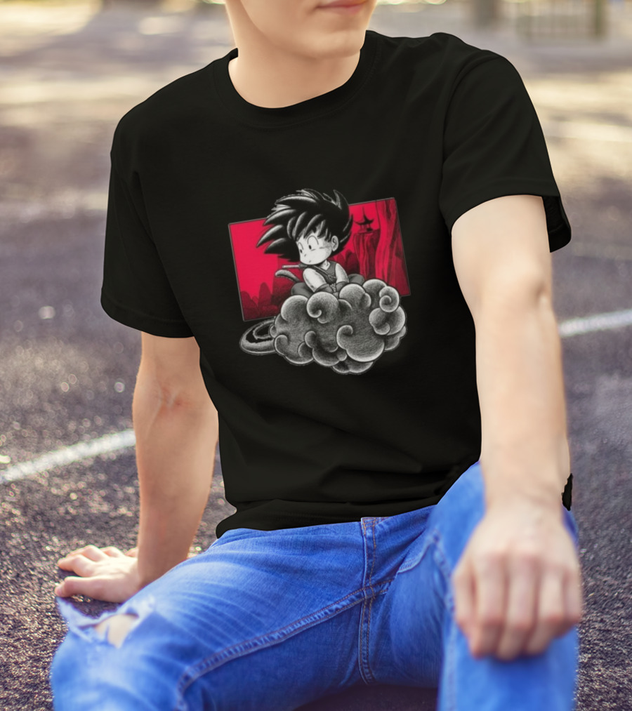 Dragon Ball Goku Flying Nimbus Cloud T-Shirt