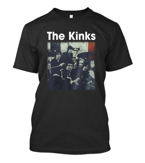 The Kinks Rock Band Members Vintage Photo T-Shirt