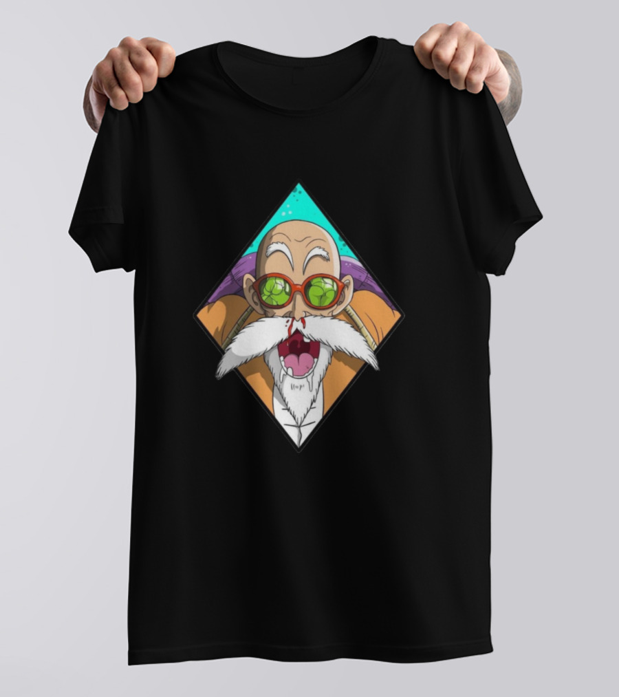 Dragon Ball Z Master Roshi Funny Old Man T-Shirt