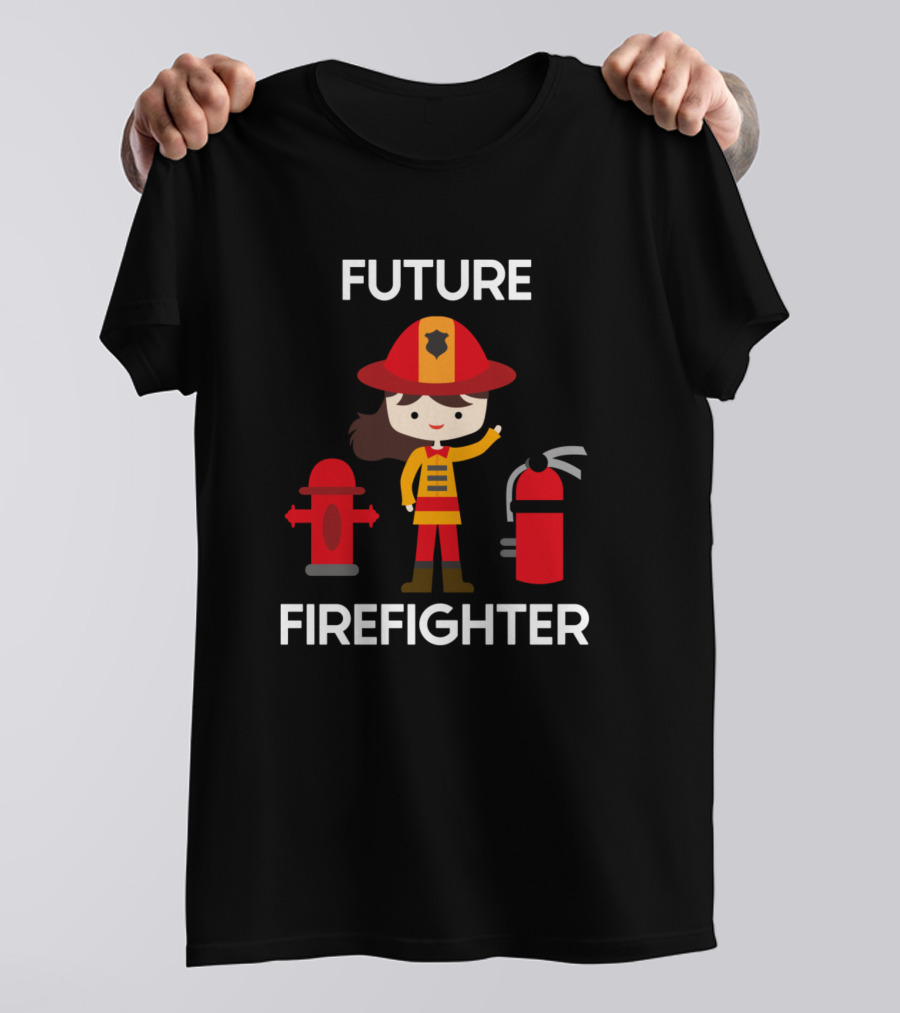 Future Firefighter Dreamjob Kids Girl T-Shirt