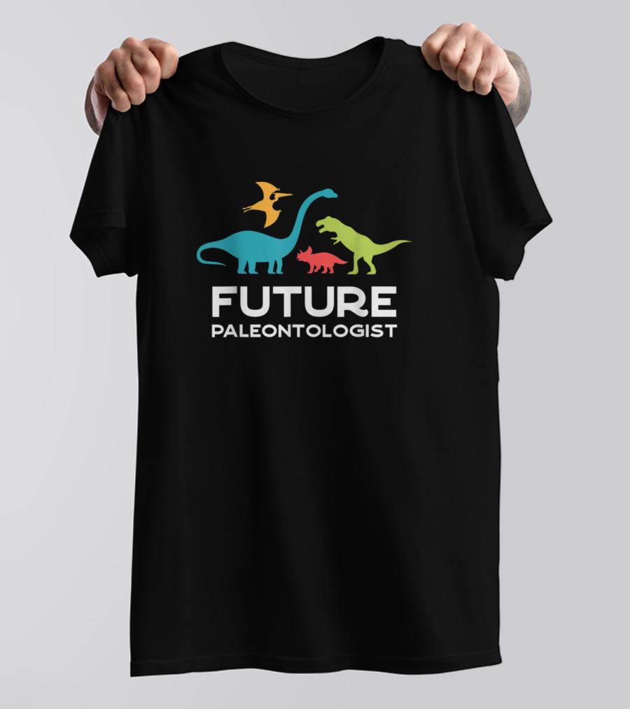 Future Paleontologist Dinosaur Enthusiast Kids Dream T-Shirt