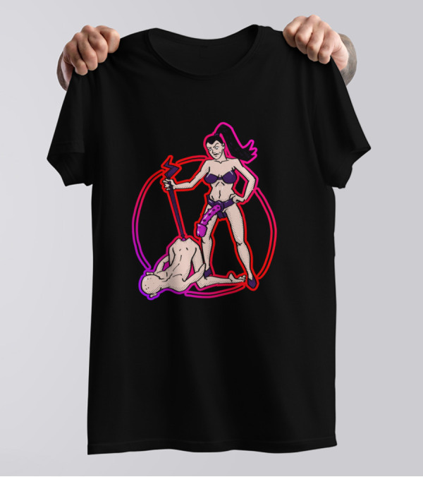 Good Boy 3 Dominant Woman Outline T-Shirt