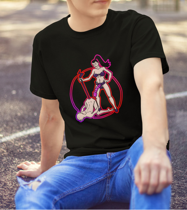 Good Boy 3 Dominant Woman Outline T-Shirt