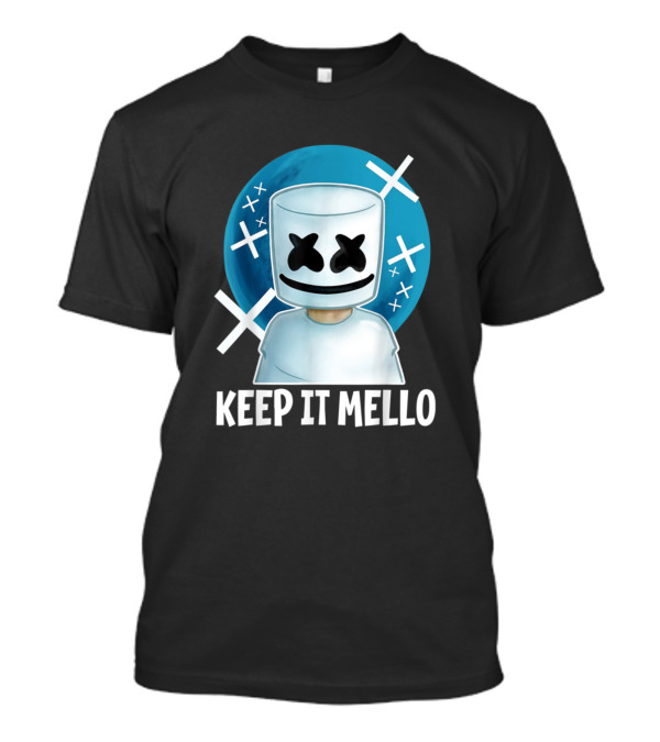 Keep It Mello Marshmallow DJ Music Fan T-Shirt