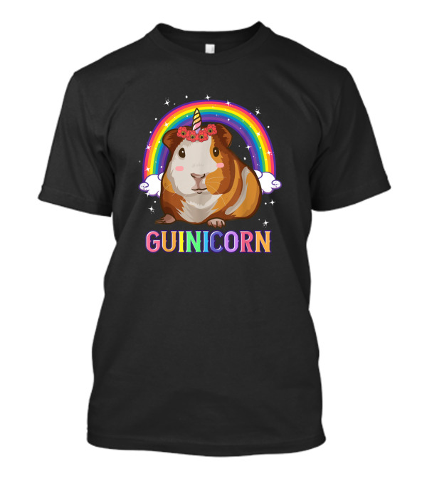 Guinicorn Rainbow Guinea Pig Unicorn T-Shirt