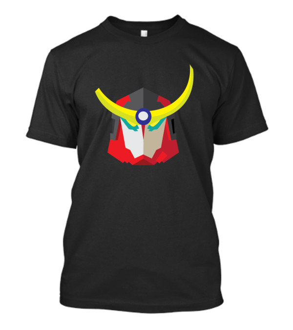 Gurren Lagann Mecha Face Mask Iconic Anime T-Shirt