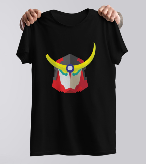 Gurren Lagann Mecha Face Mask Iconic Anime T-Shirt