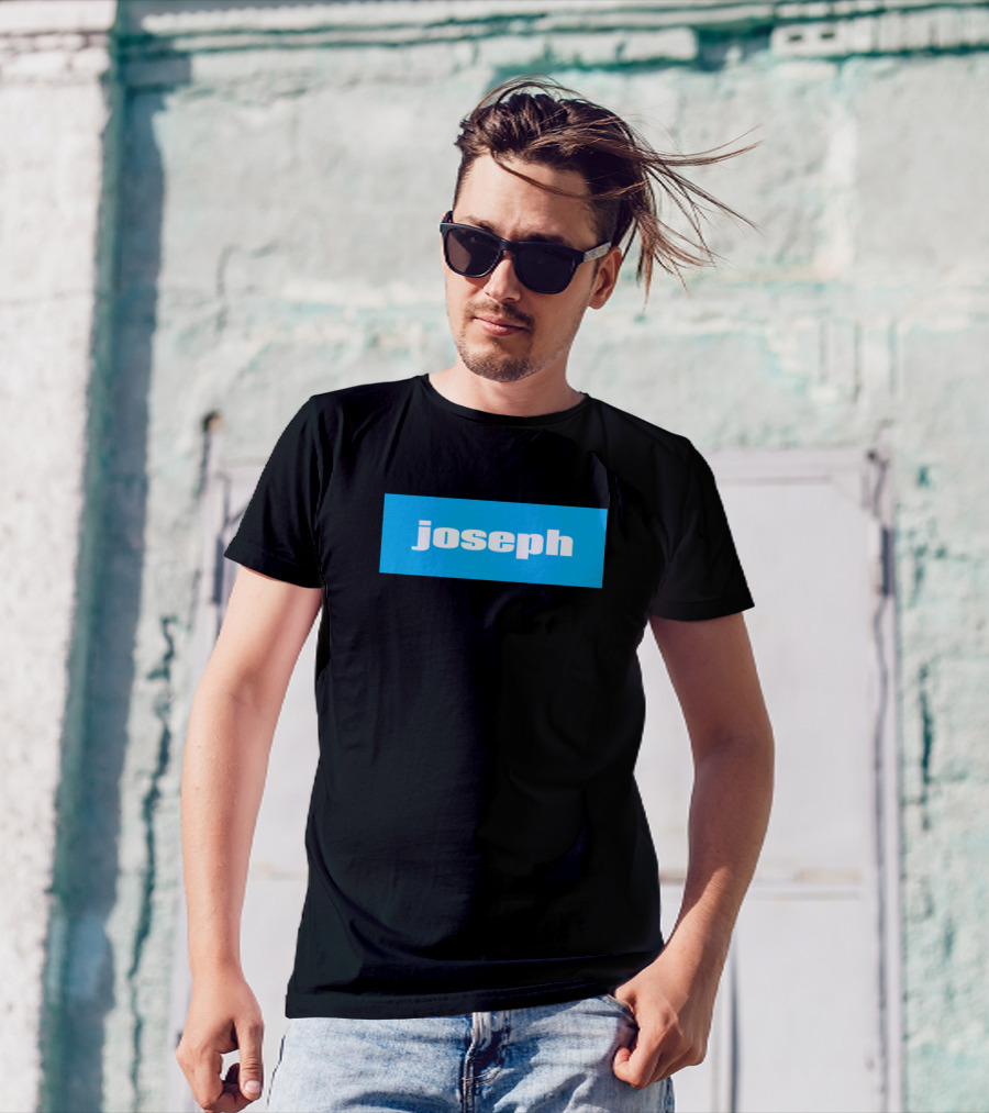 Joseph Blue Block T-Shirt