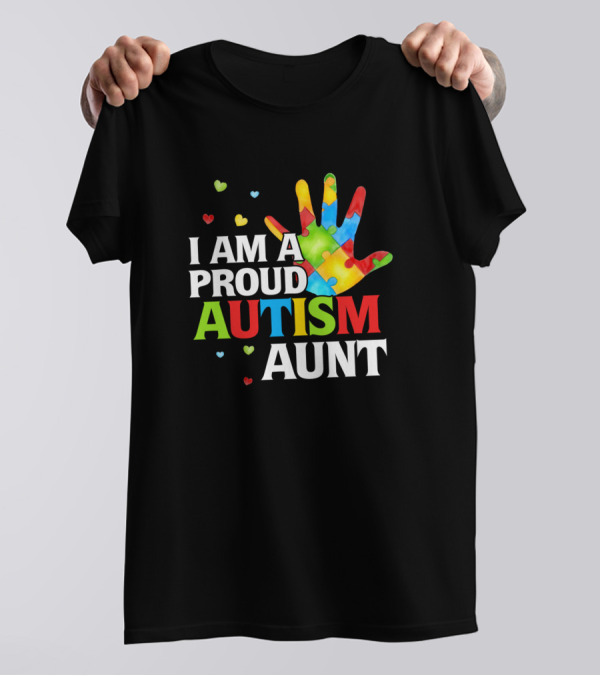 Mama Bear Proud Autism Autism Aunt Awareness Mom Momm T-Shirt