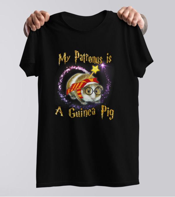 My Patronus Is A Guinea Pig Magic Wand Wizardry T-Shirt