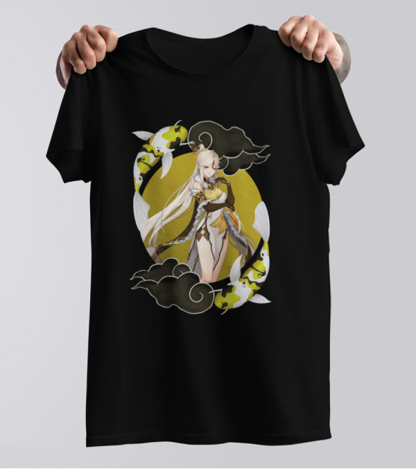 Ningguang Koi Aesthetic Genshin Impact Fan T-Shirt