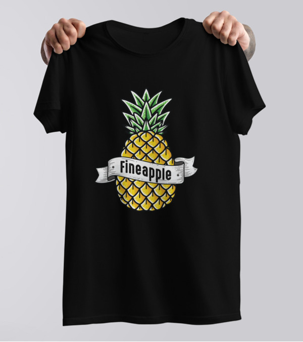 Fineapple Pineapple Summer Vacations Sea T-Shirt