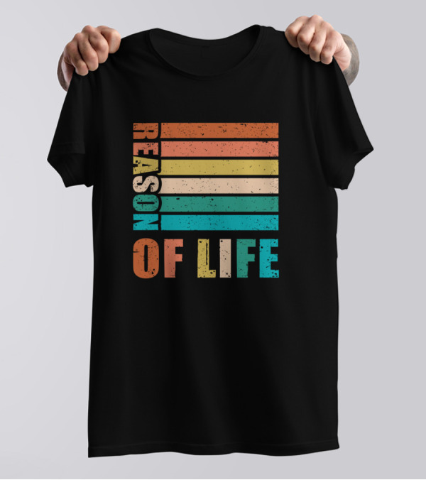 Reason Of Life Retro Stripes T-Shirt