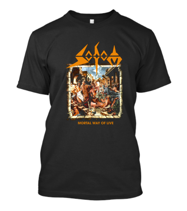 Sodom Mortal Way Of Live Band T-Shirt