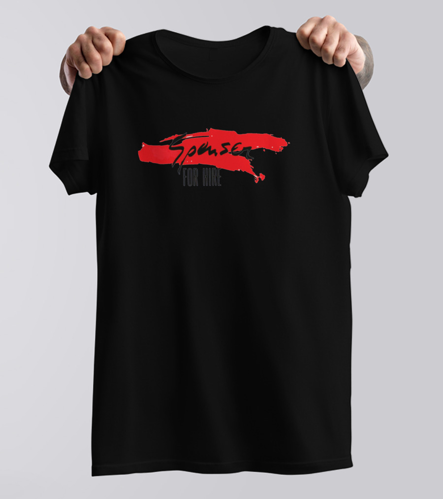 Spenser For Hire Red Brushstroke T-Shirt