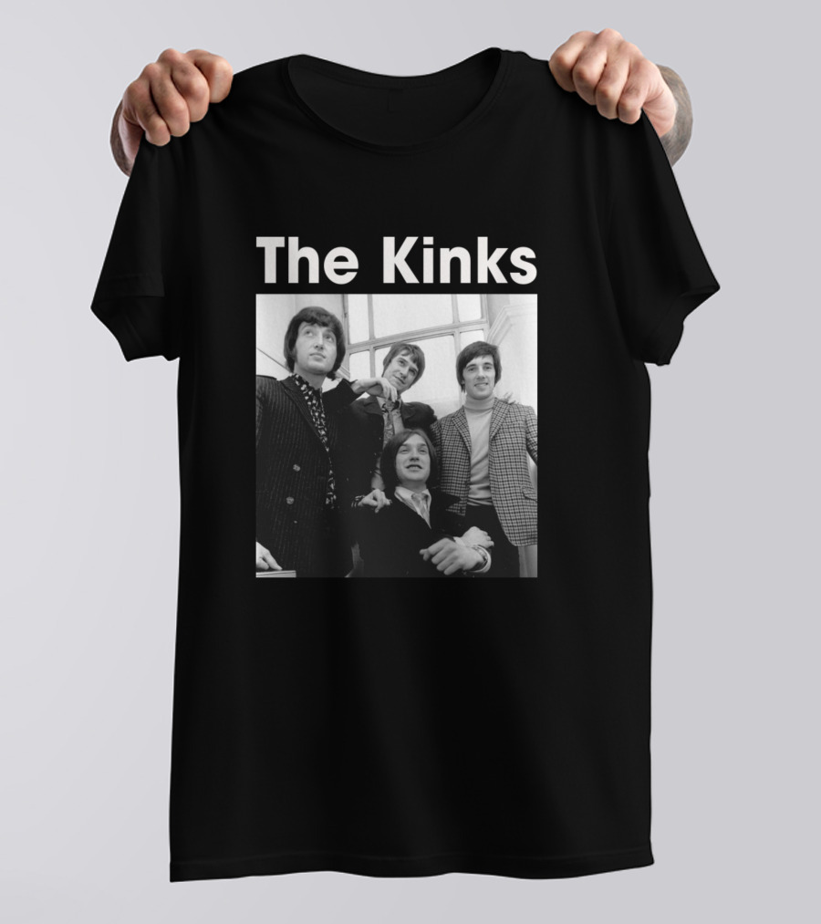 The Kinks Band Members Love Rock Classic Group Image T-Shirt