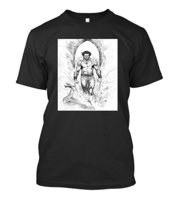 Wolverineholic Sketch Wolverine Claws T-Shirt
