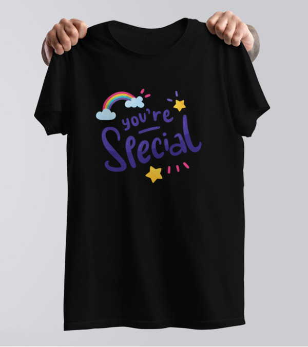 You're Special Rainbow Stars T-Shirt