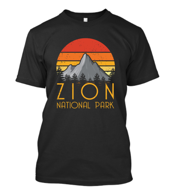 Zion National Park Mountain Sunset T-Shirt