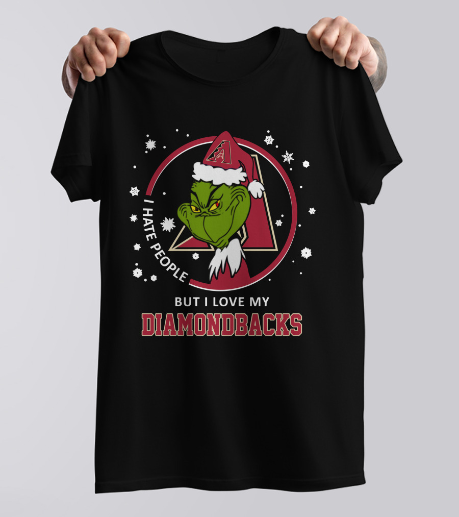 I Hate People But I Love My Diamondbacks Arizona Diamondbacks Ds004-01 T-Shirt