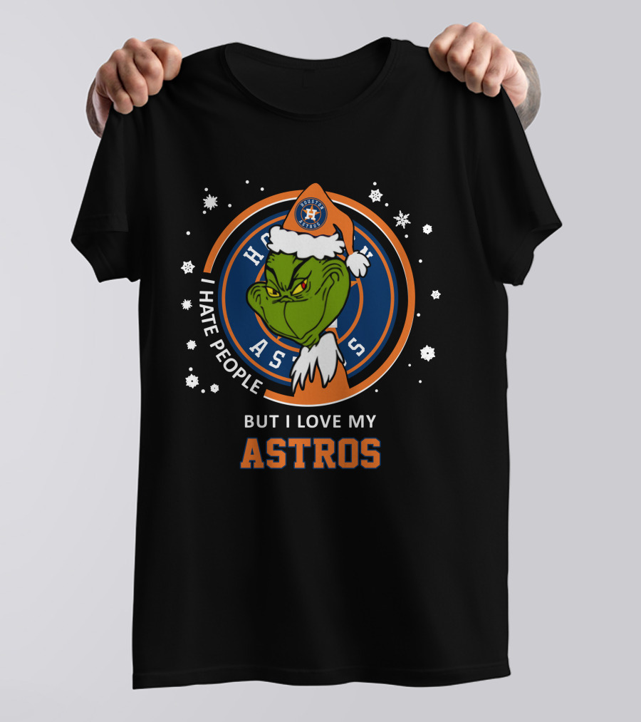 I Hate People But I Love My Astros Houston Astros T-Shirt