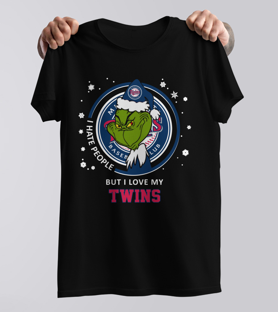 I Hate People But I Love My Minnesota Twins Baseball Club T-Shirt
