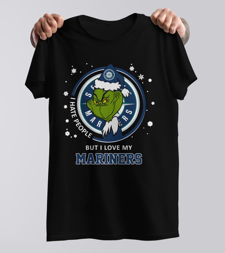 I Hate People But I Love My Seattle Mariners T-Shirt