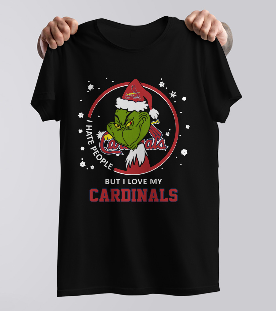 I Hate People But I Love My Cardinals St Louis Cardinals T-Shirt