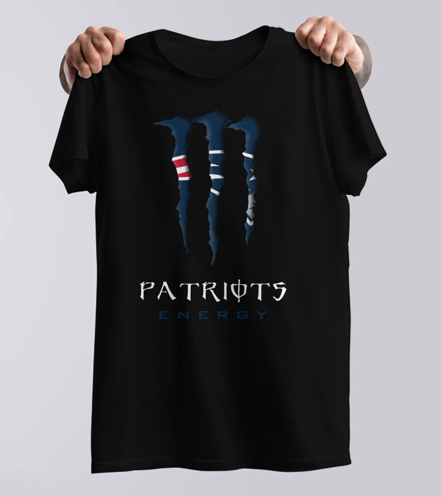 Patriots Energy Ds001-Nfl19 Monster Style Rip T-Shirt