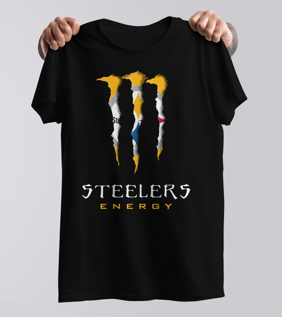 Steelers Energy Ds001-Nfl25 Monster Claw T-Shirt
