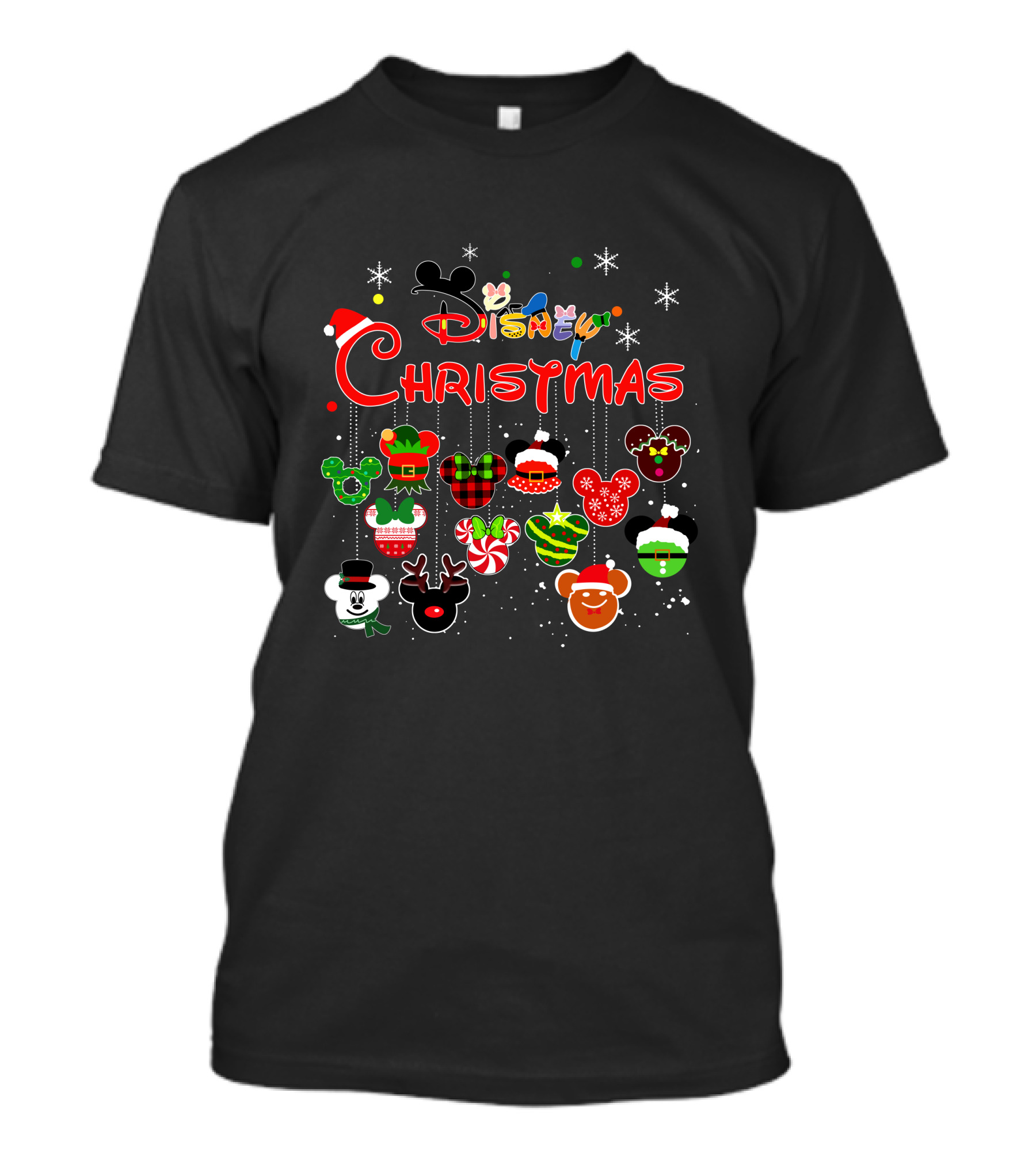 Disney Christmas Holiday Mickey Ornaments And Decorations T-Shirt