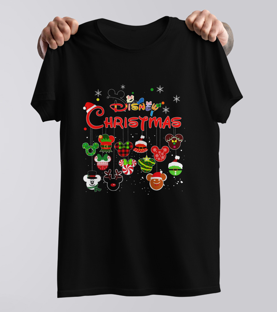 Disney Christmas Holiday Mickey Ornaments And Decorations T-Shirt