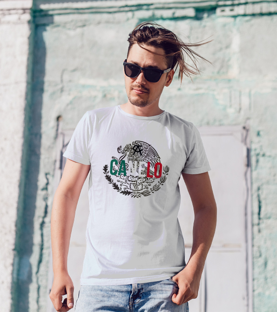 Canelo Alvarez Mexican Emblem Style CA Boxing T-Shirt